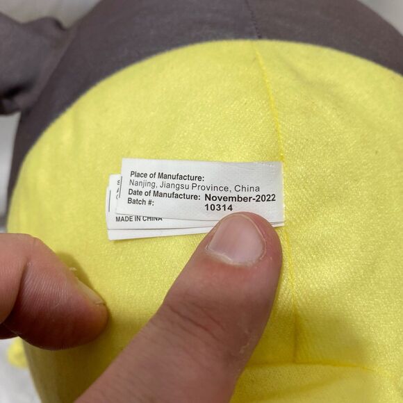 Pokemon Morpeko Stuffed Bean Plush Toy Factory 2022 Multicolor 16 Inch X 12 Inch - Picture 10 of 10